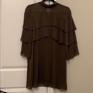 Musk green Zara dress